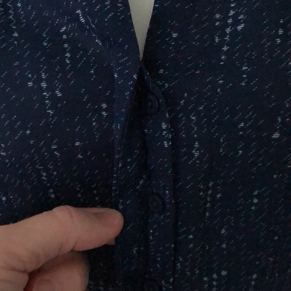Dalia dark blue blouse size S - Picture 5 of 10